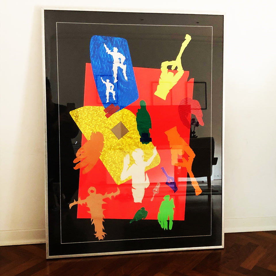 Collage Opera Unica di Barbieri 1967 firmata - Art -