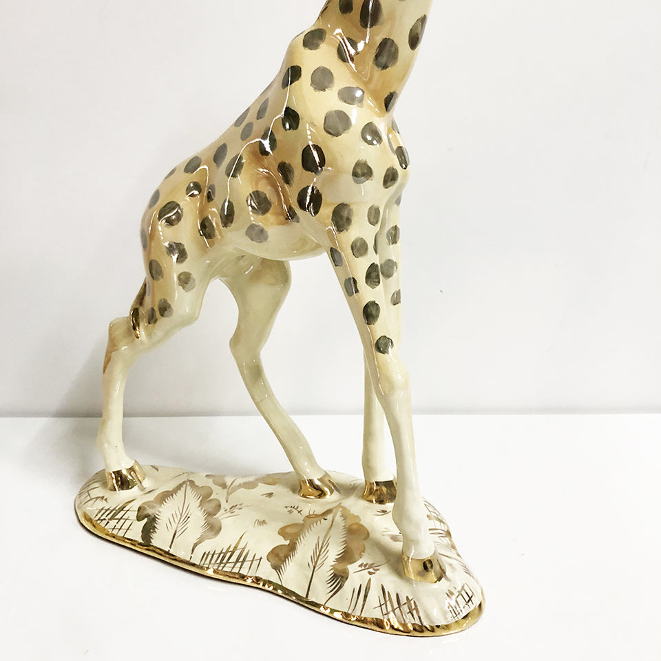 Giraffa Ceramica Art Deco Made in Italy -Art-