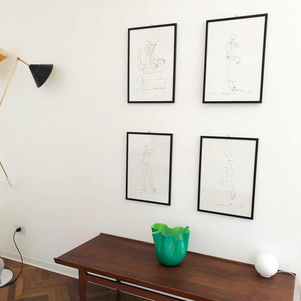 Acquaforte Molinari "Gli angeli di Molinari" Originalissima - Art -