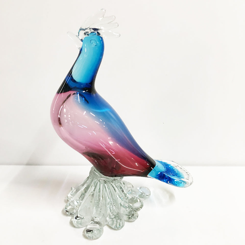 Gallo Vetro Murano Policromo Vintage 1960 -Art-