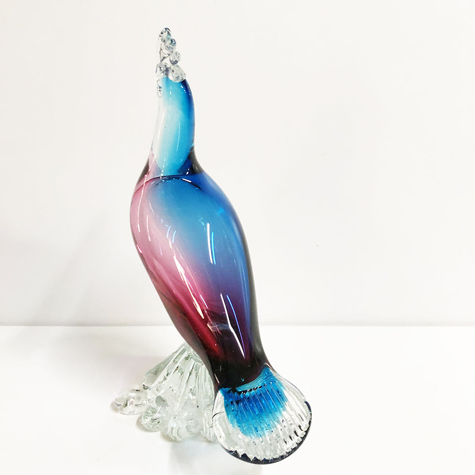 Gallo Vetro Murano Policromo Vintage 1960 -Art-