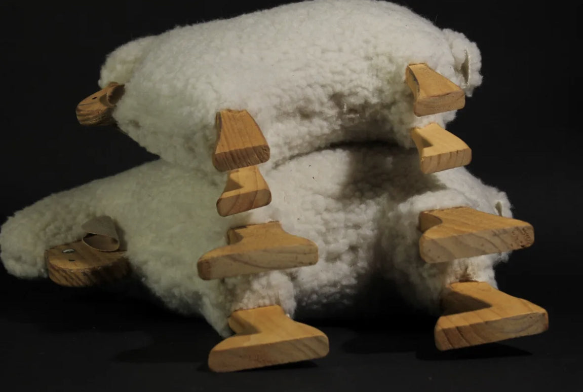 Coppia Pecore Decorative anni '90 -Art-