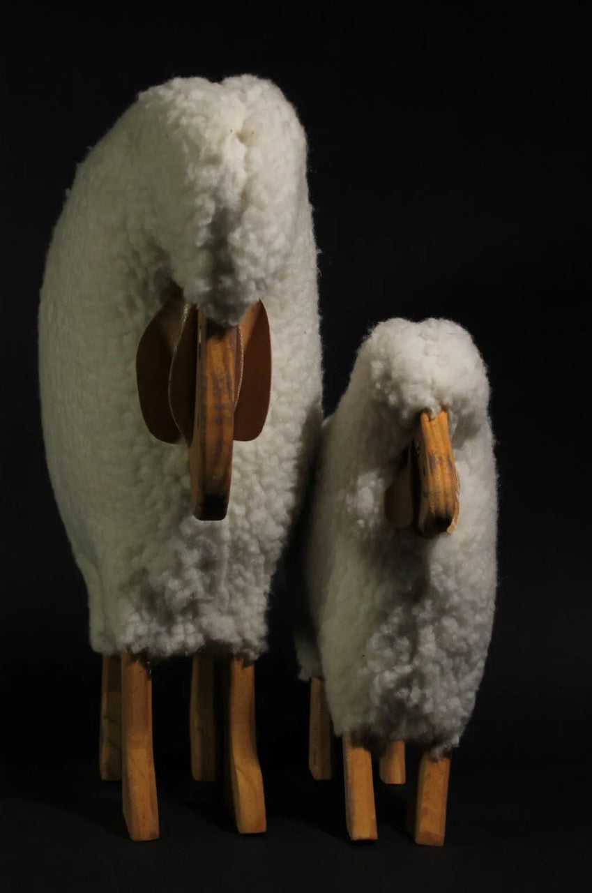 Coppia Pecore Decorative anni '90 -Art-