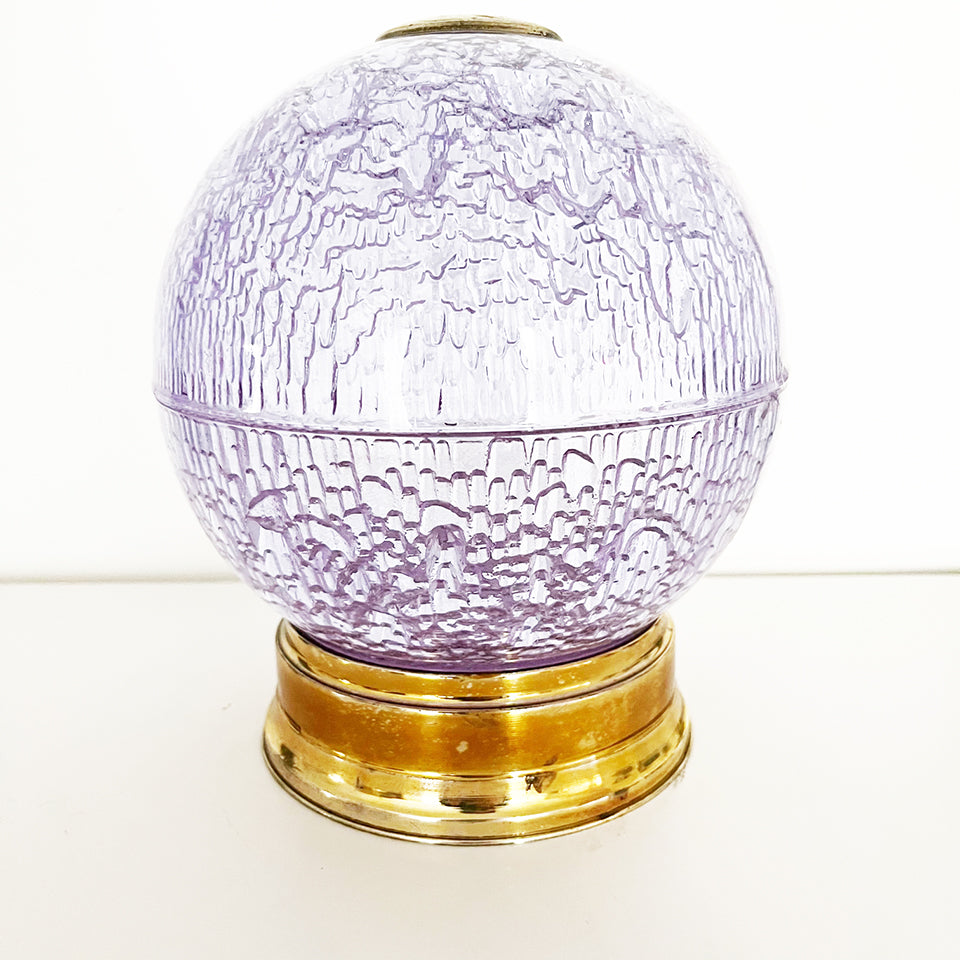 Porta Caramelle Cristallo Viola 1970 -Art-