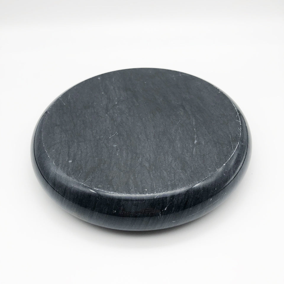 Posacenere Marmo Nero Pregiatissimo Vintage 1960 -Art-