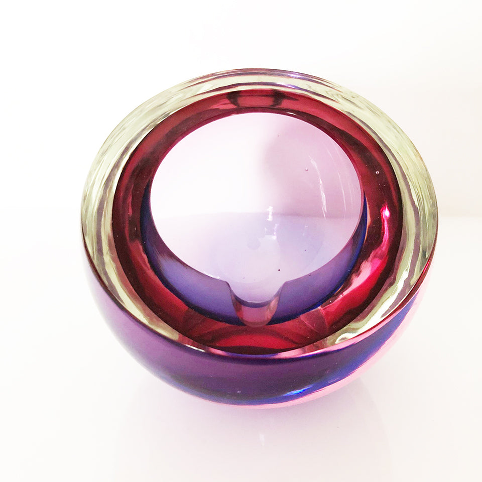 Posacenere Seguso Viola Vintage 1960 - Art -