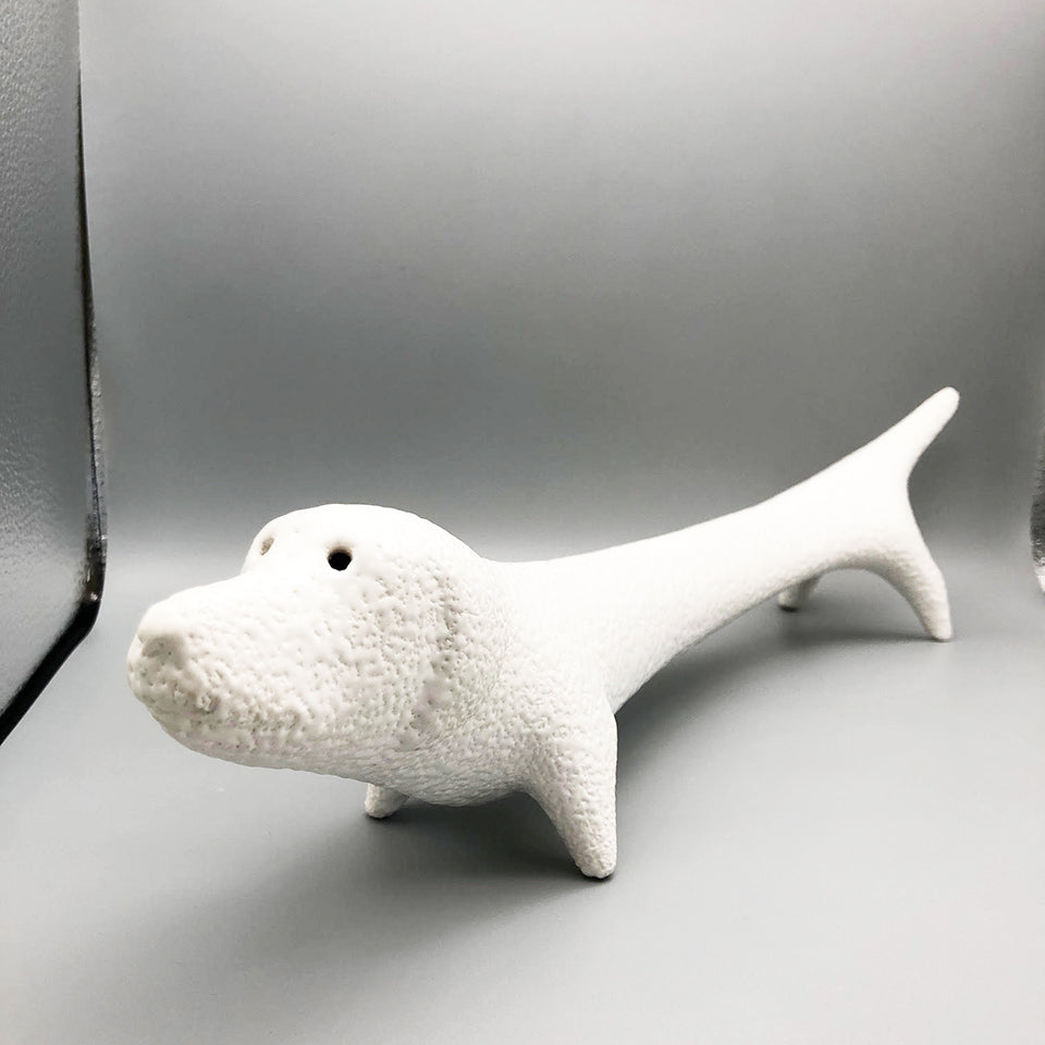 Cane Bianco di Roberto Rigon Made in Italy - Art -