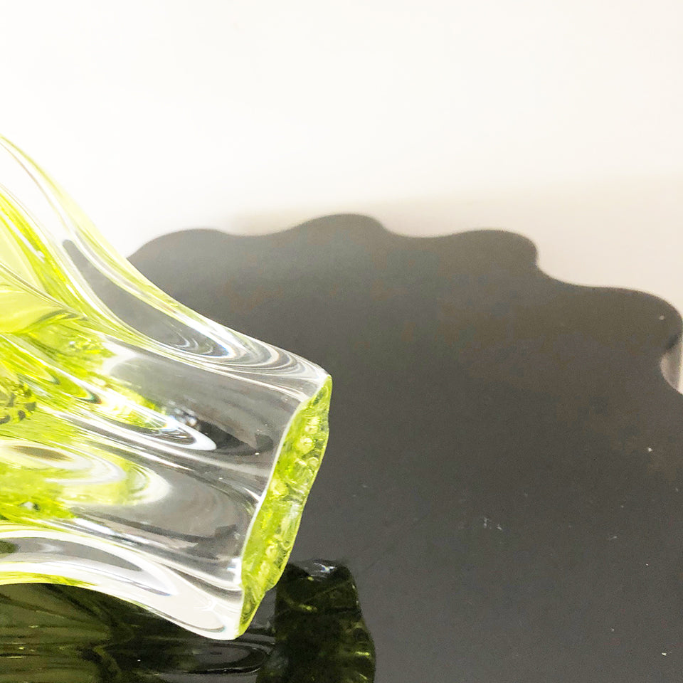Vaso Giallo Murano Vintage -Art-