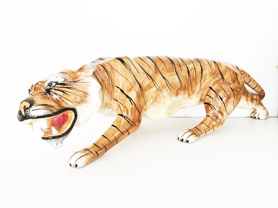 Tigre ceramica Vintage 1970 -Art-