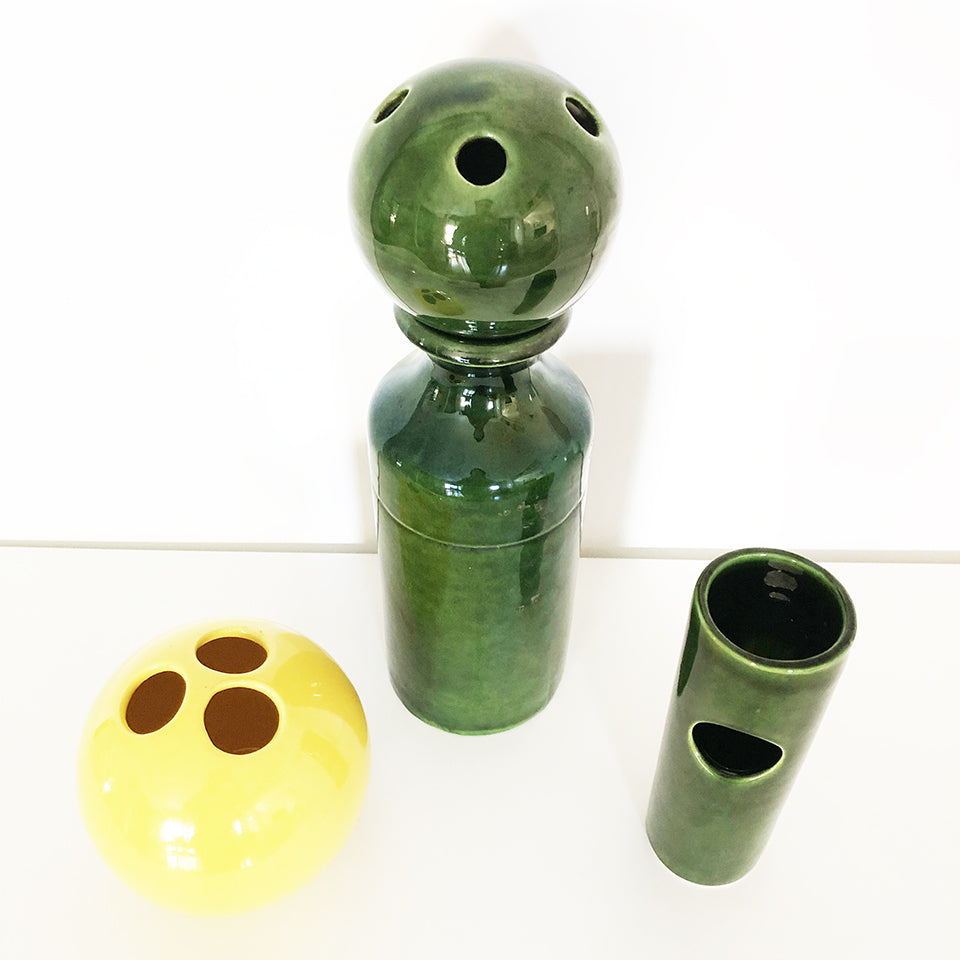 Tris Ceramiche Vintage D'Autore Componibili Originali 1960 - Art -