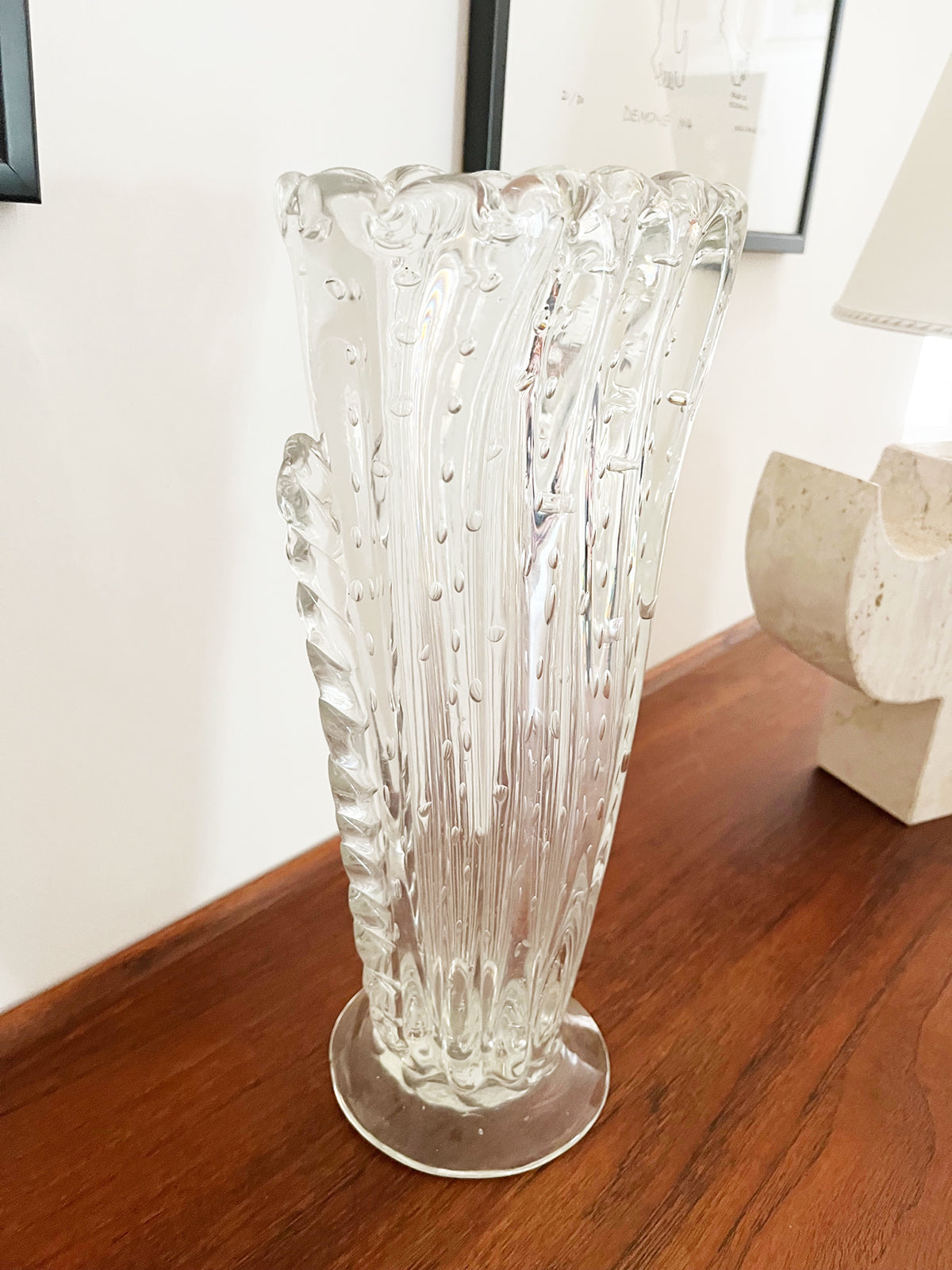 Vaso Murano 1950 Attr. Ercole Barovier & Toso Vintage -Art-