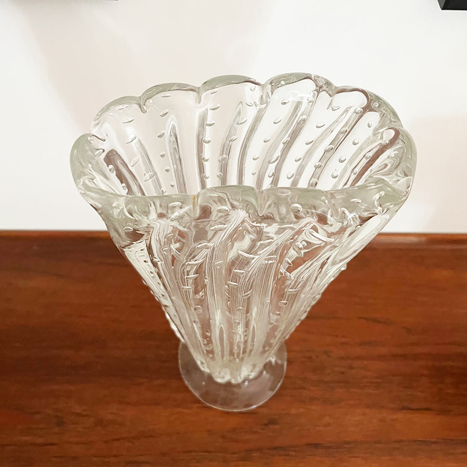 Vaso Murano 1950 Attr. Ercole Barovier & Toso Vintage -Art-