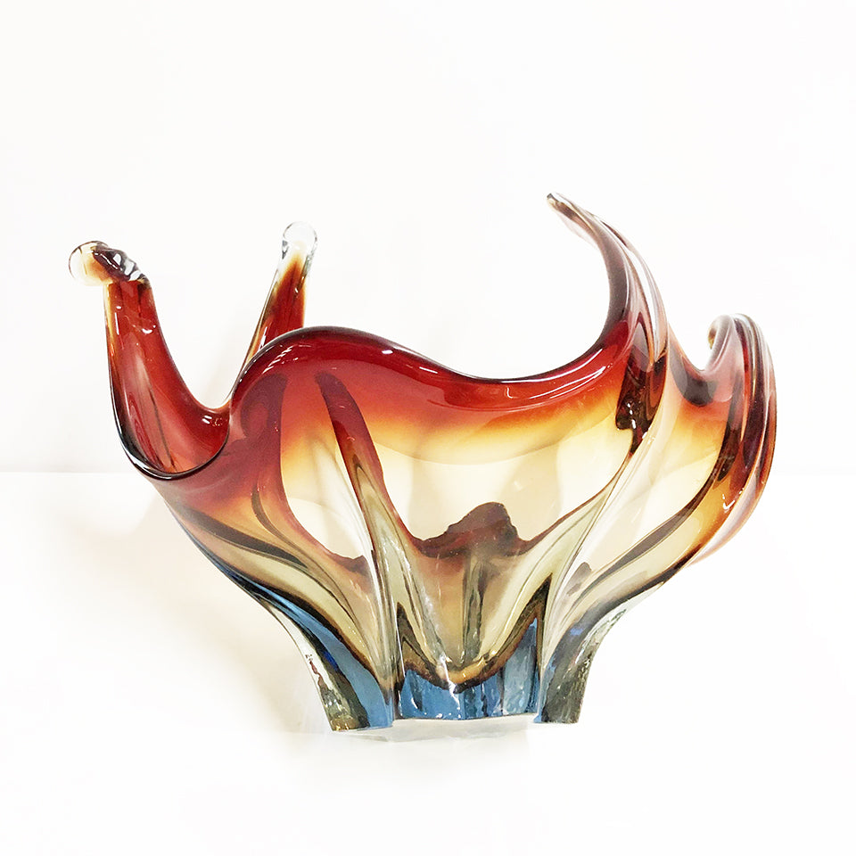 Vaso Rosso Murano anni '60 -Art-
