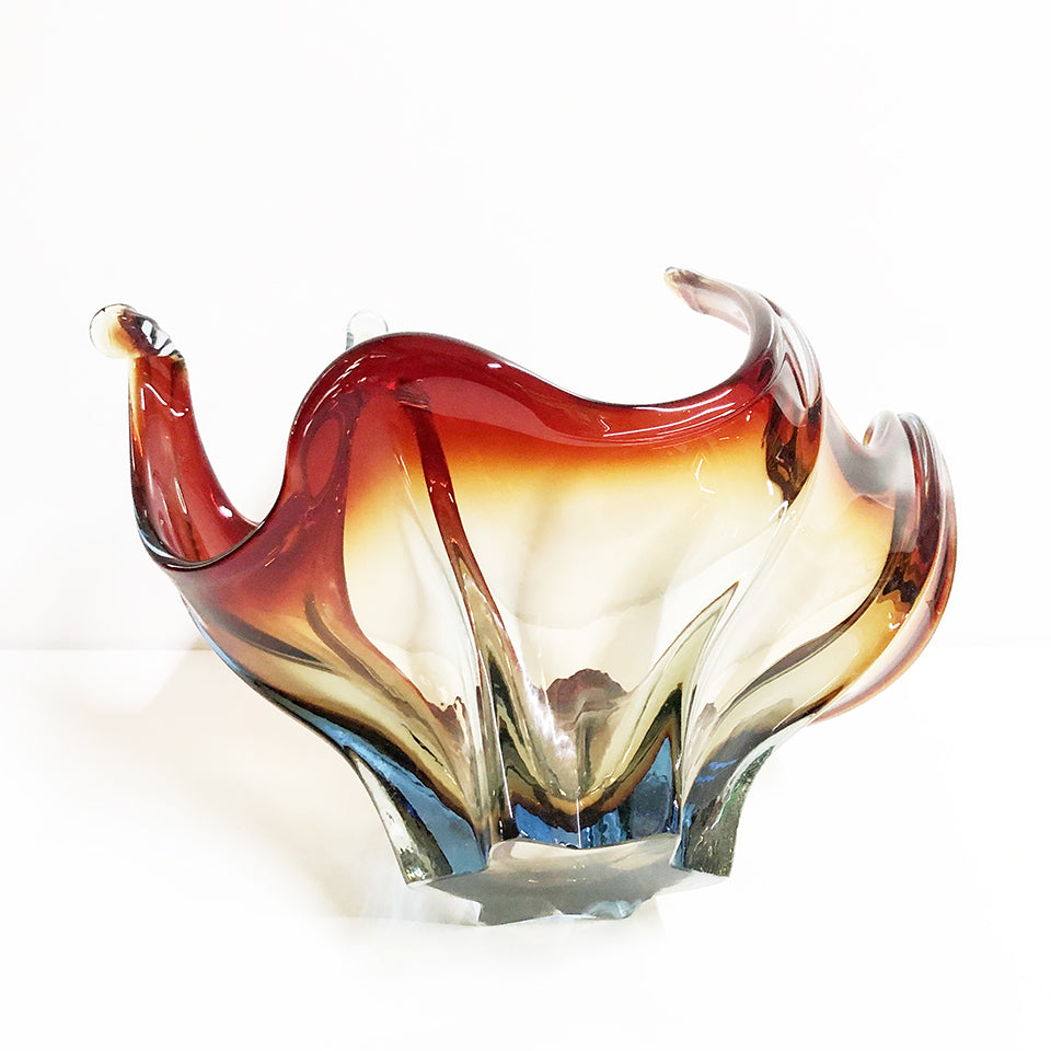 Vaso Rosso Murano anni '60 -Art-