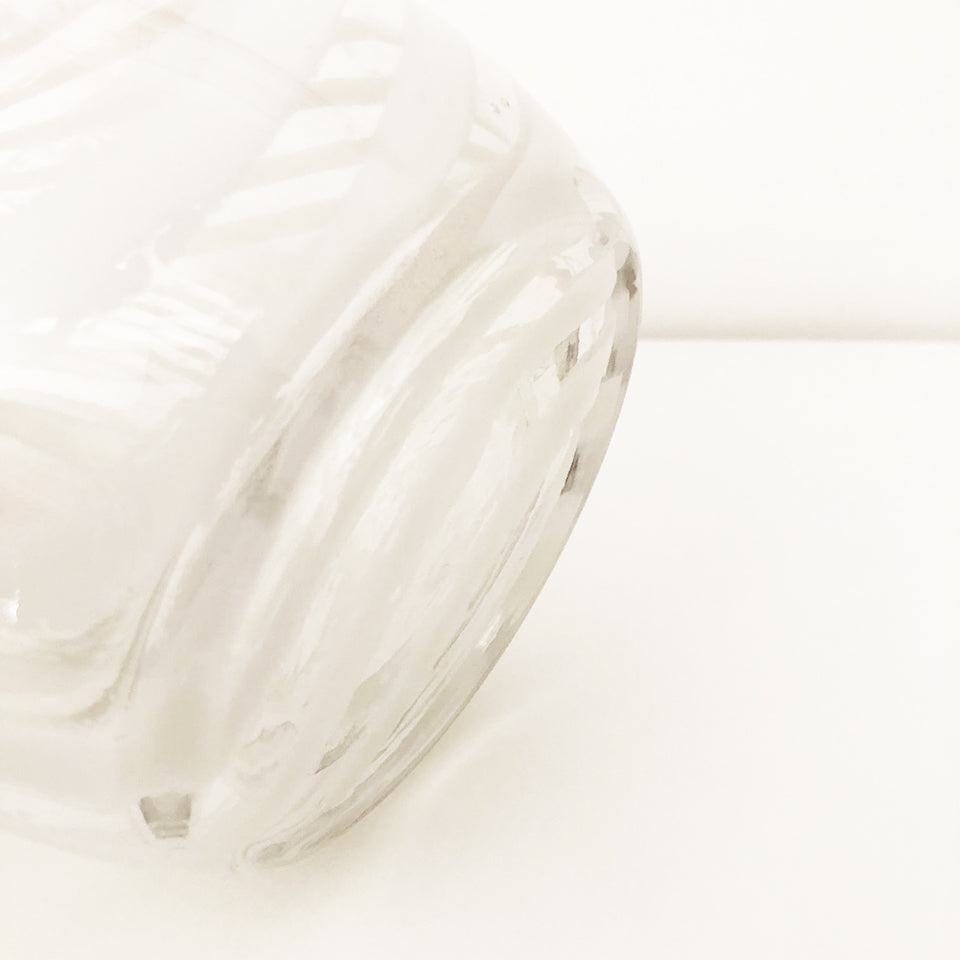 Vaso in vetro Zebra di Peill & Putzler con design Kenya 1970 - Art -