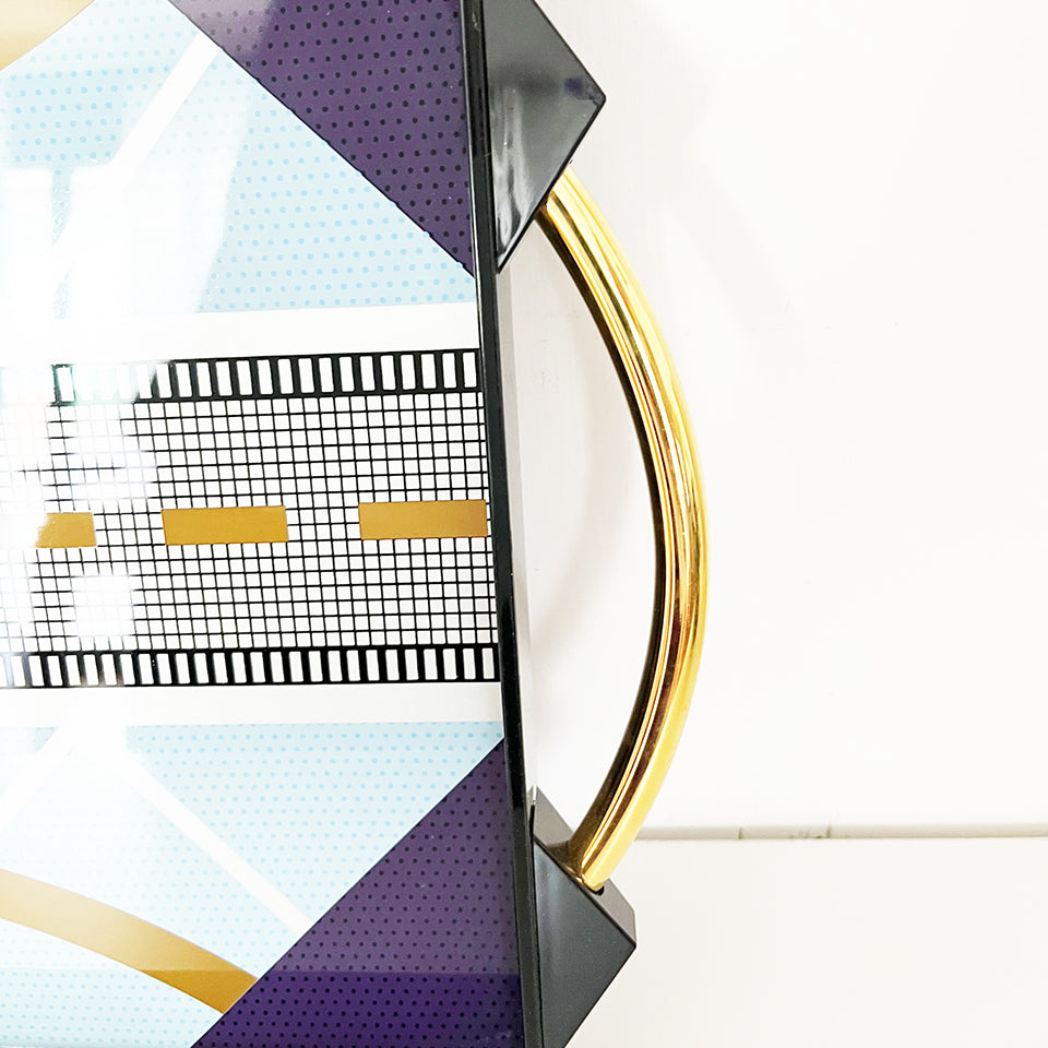 Matteo Thun Vassoio in Plastica Memphis design per WMF La Galleria 1986 -Design-