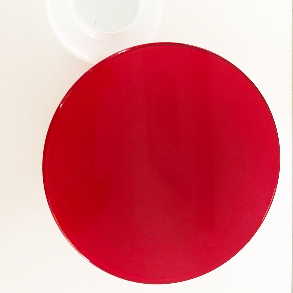 Luciano Vistosi Vaso con Coperchio Bicolore 1960 -Art-