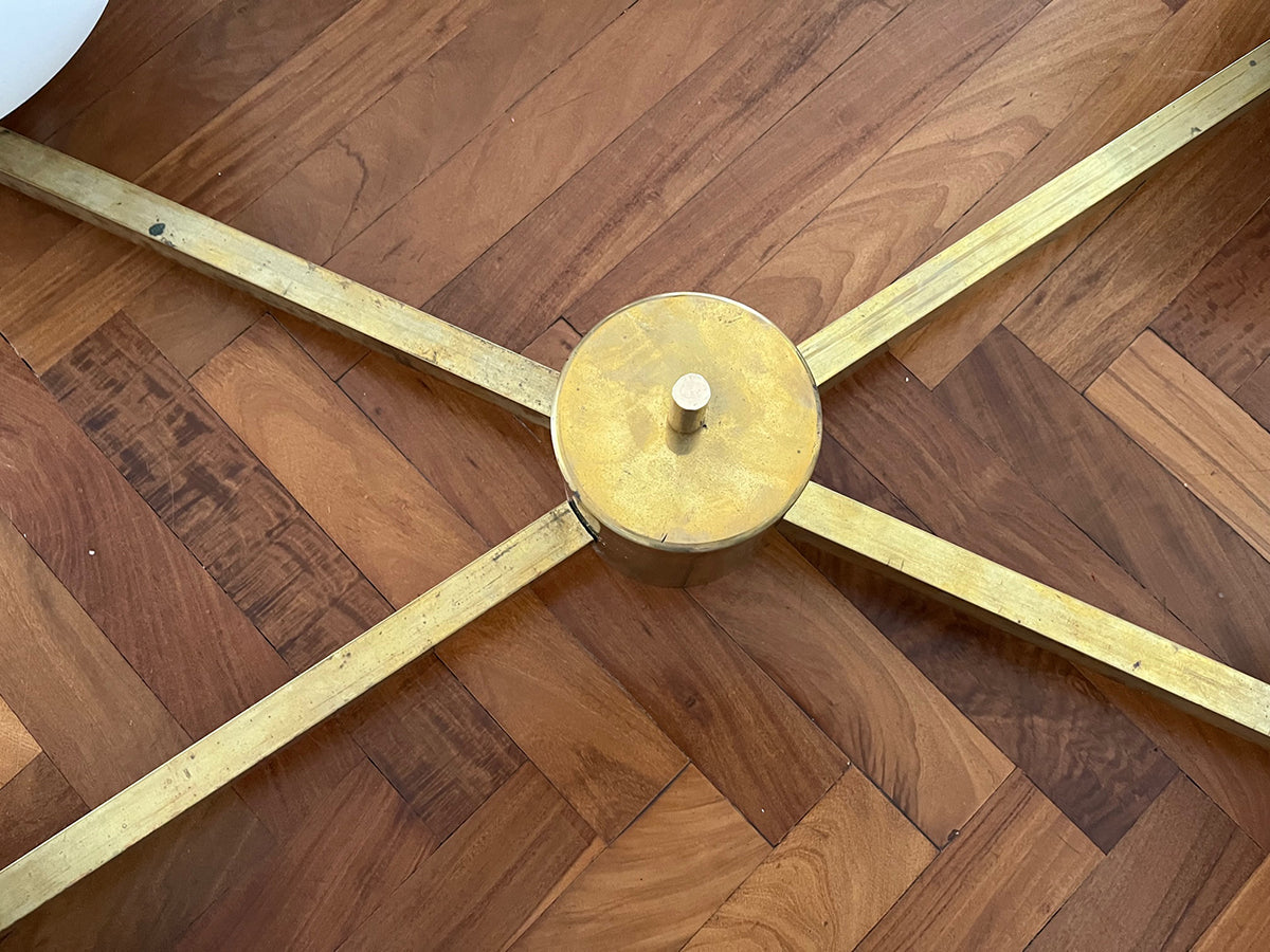Plafoniera a raggi in stile Angelo Lelli -Design-