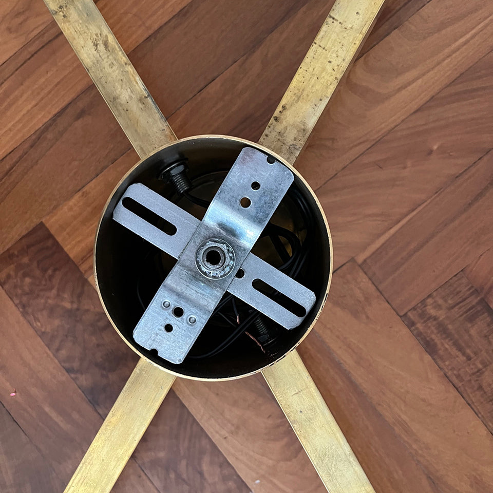 Plafoniera a raggi in stile Angelo Lelli -Design-