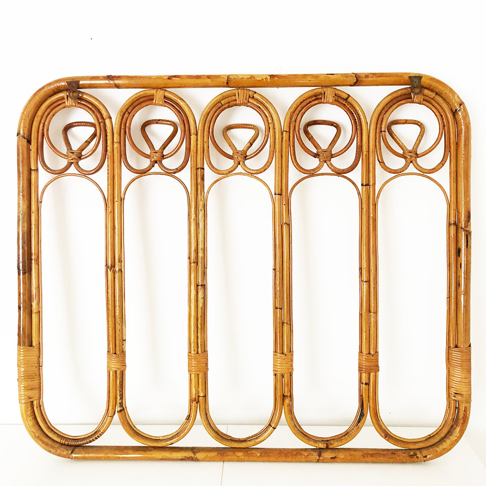 Appendiabiti Sospeso in Bambù Vintage anni '70 -Design-