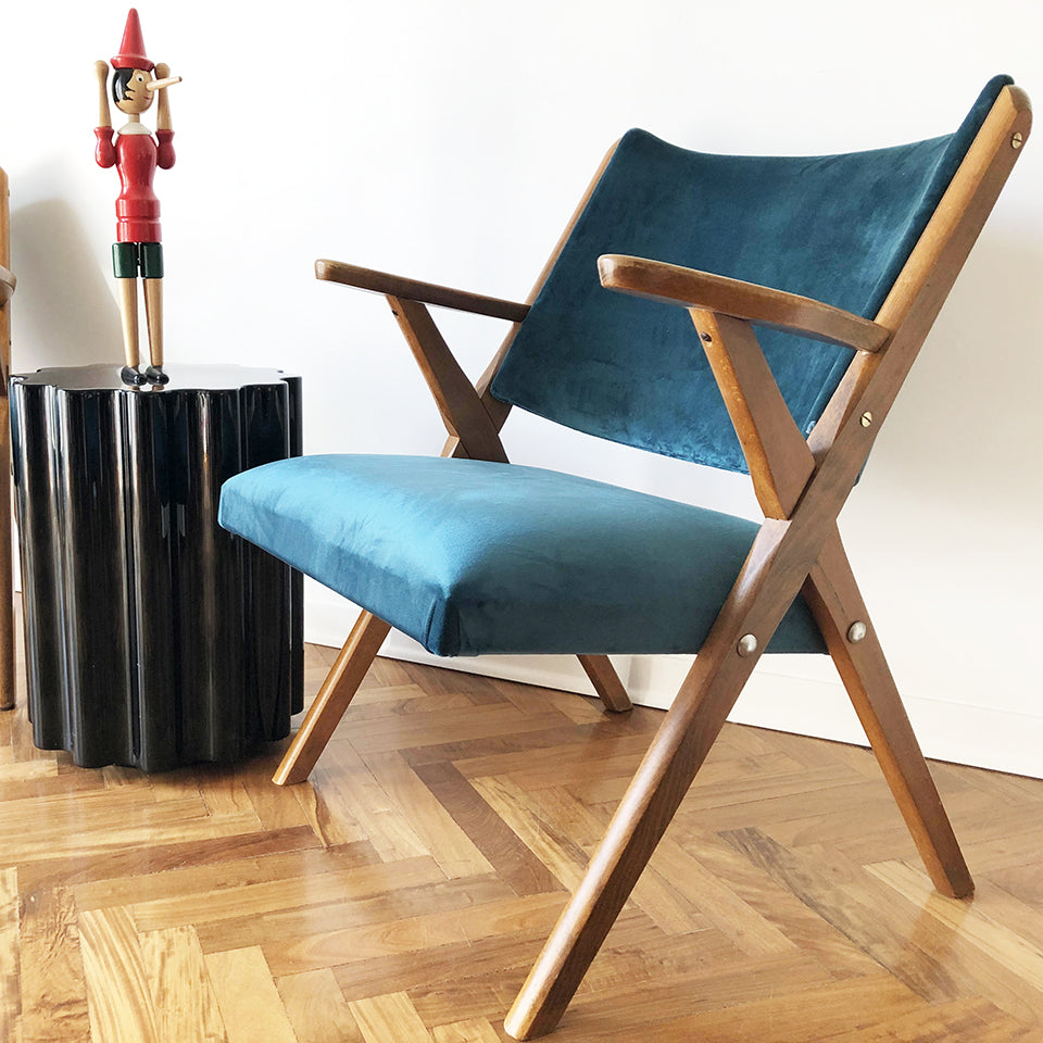 Coppia Poltroncine Compasso 1950 -Design-