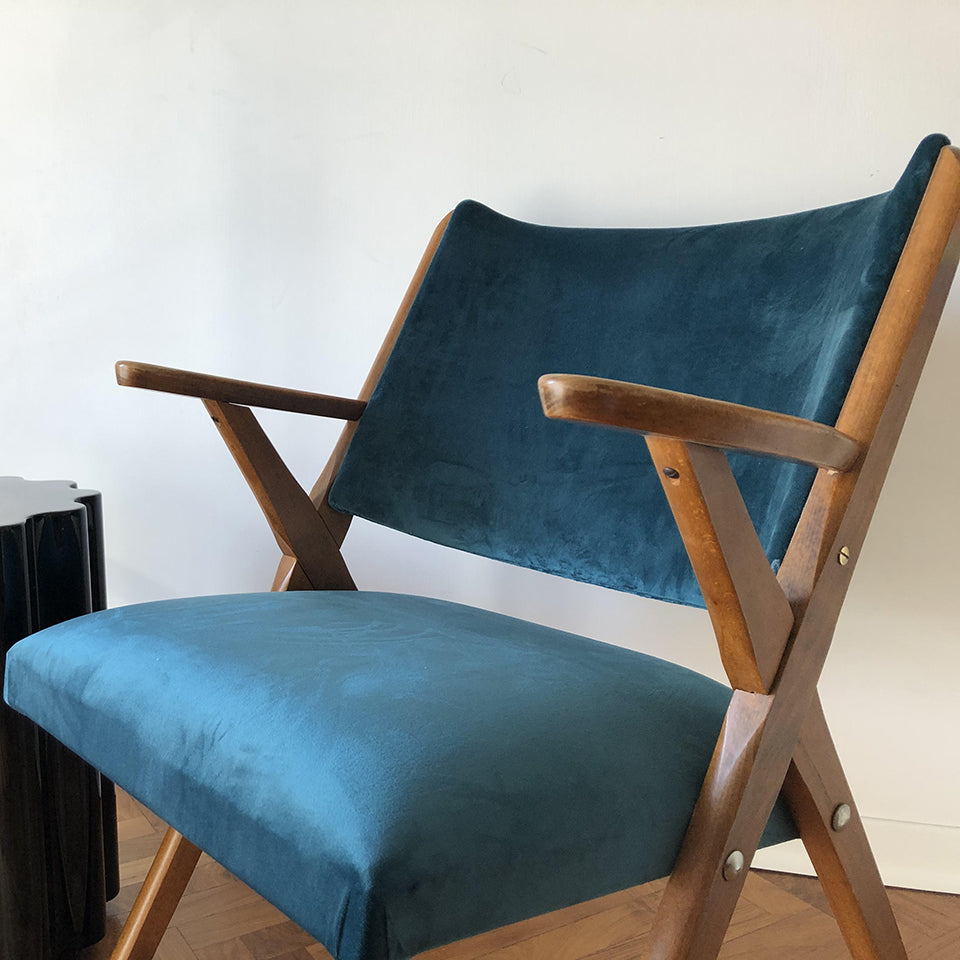 Coppia Poltroncine Compasso 1950 -Design-