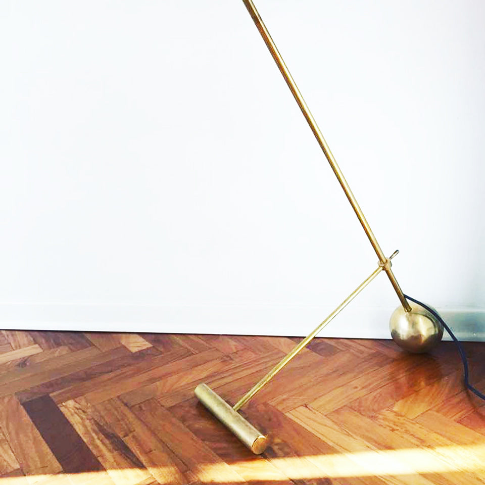 Lampada da terra stile Stilnovo Black - Design -