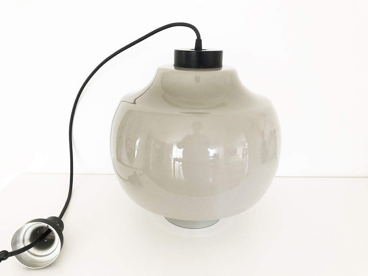 Massimo Vignelli per Venini, Lampadario Opalino Grigio 1960 -Design-