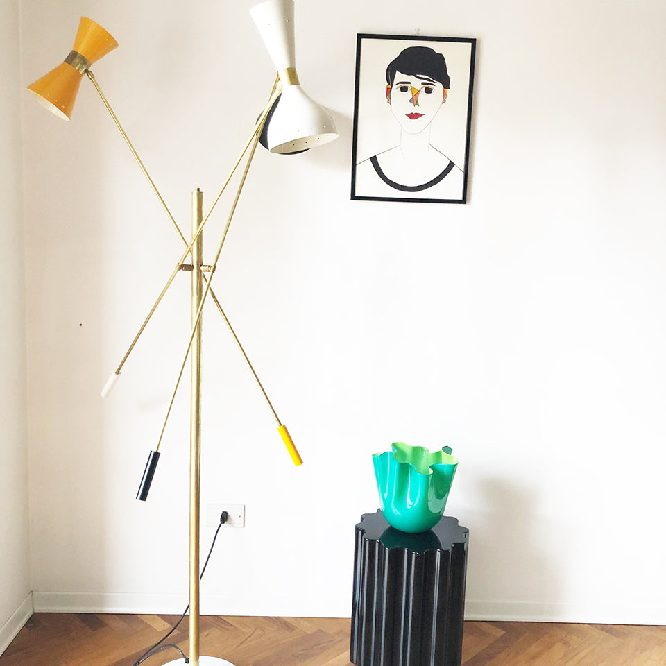 Lampada da terra stile Stilnovo - Design -