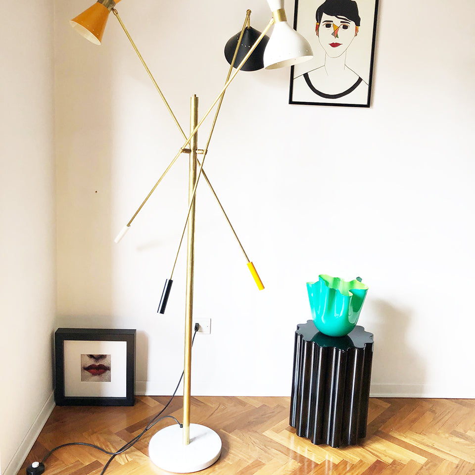 Lampada da terra stile Stilnovo - Design -