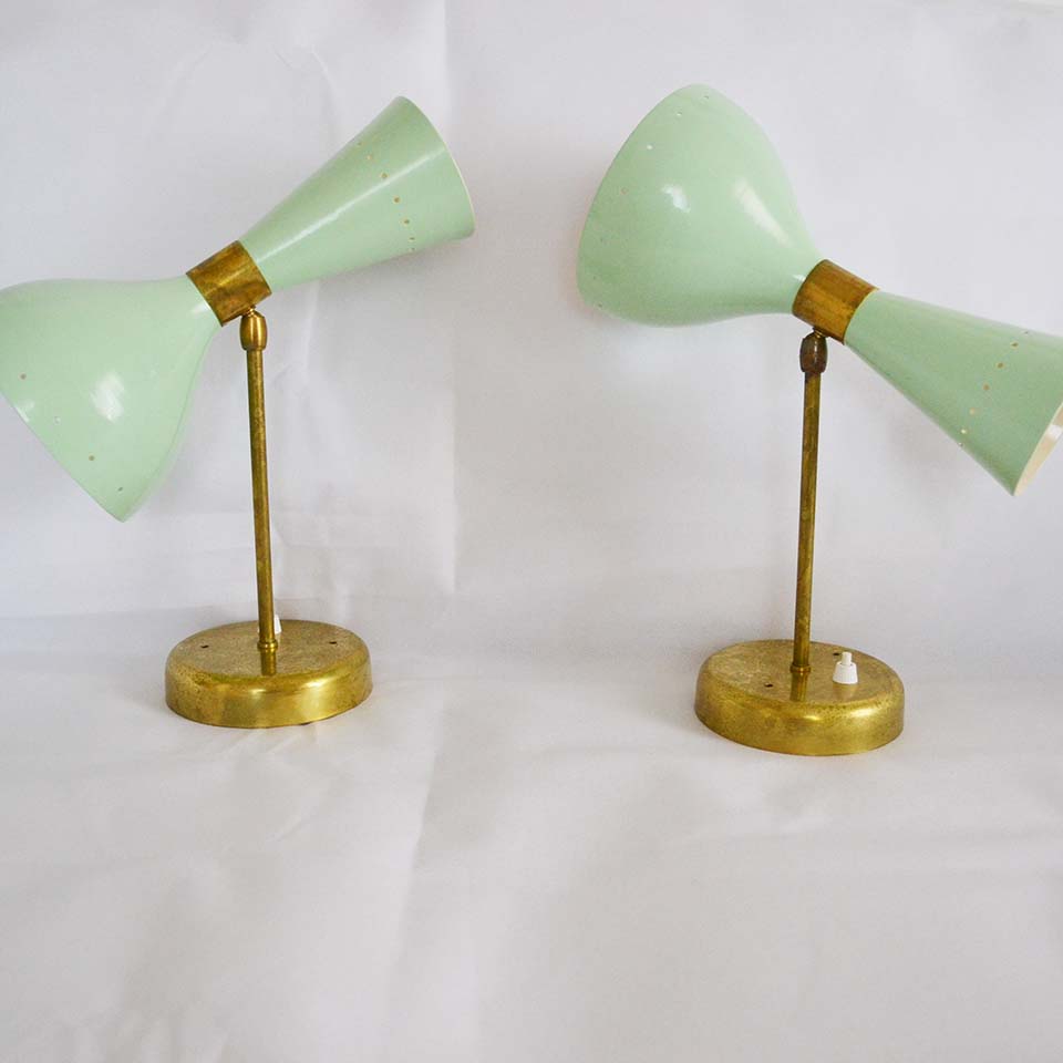 Appliques Stilnovo Verde Salvia & Ottone - Design -