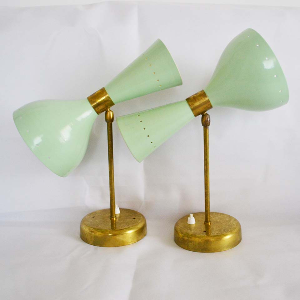 Appliques Stilnovo Verde Salvia & Ottone - Design -
