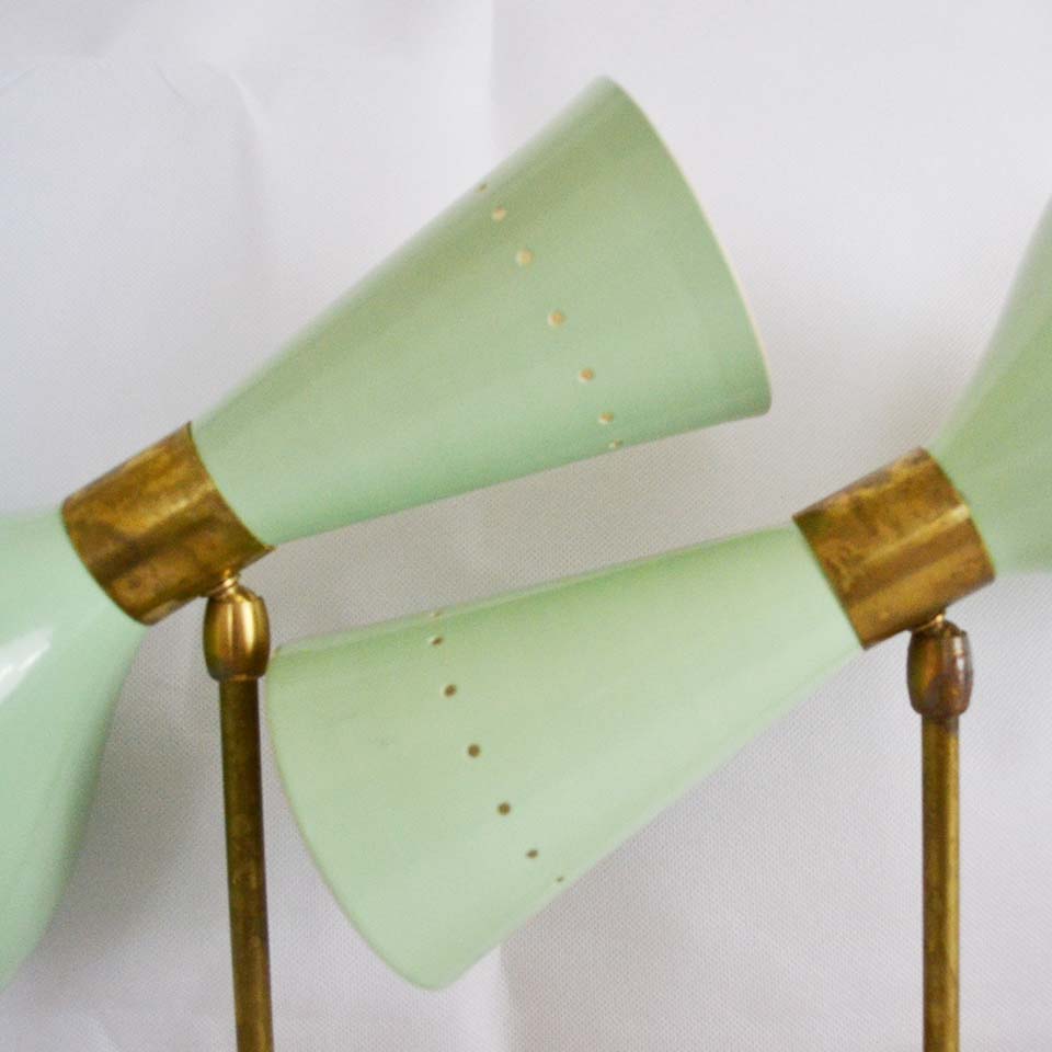 Appliques Stilnovo Verde Salvia & Ottone - Design -