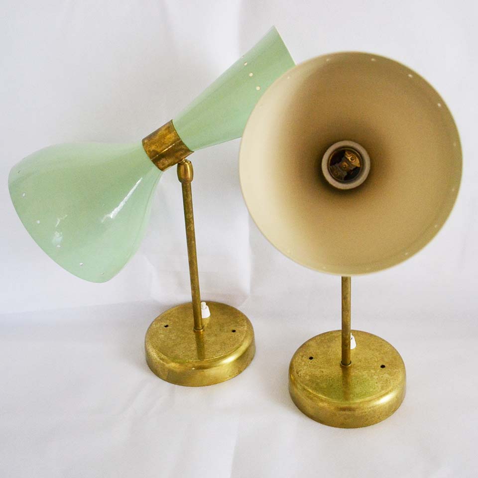 Appliques Stilnovo Verde Salvia & Ottone - Design -