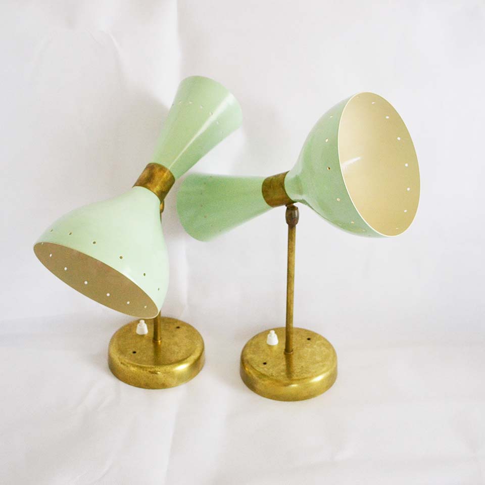Appliques Stilnovo Verde Salvia & Ottone - Design -
