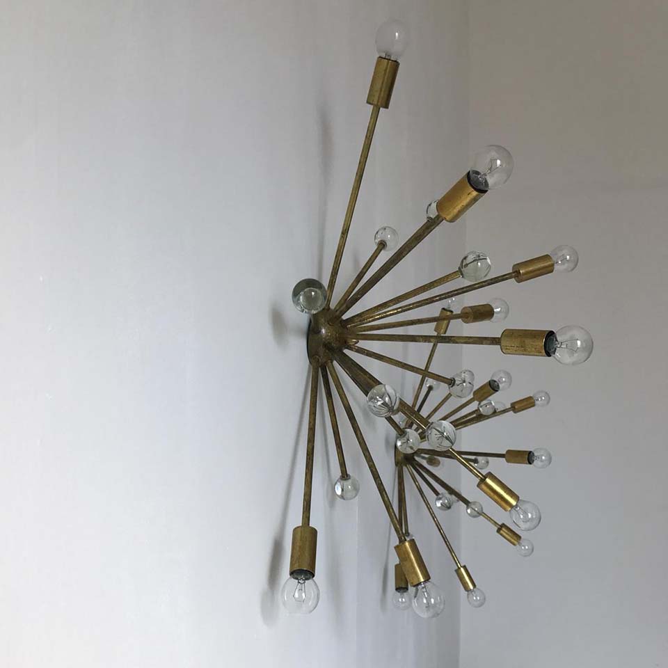 Coppia Lampade Sputnik Oro - Design -