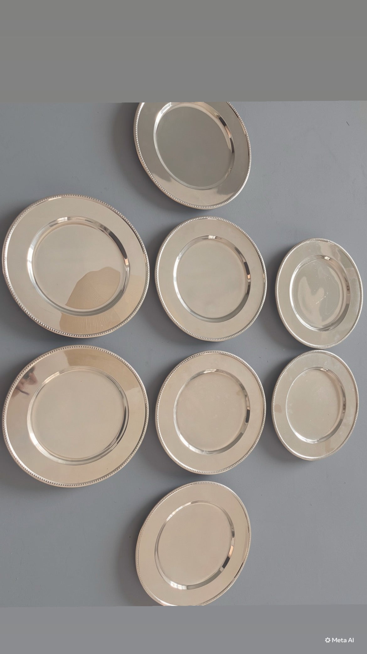 Sheffield Sottopiatti set n. 8 pezzi -Top Art -