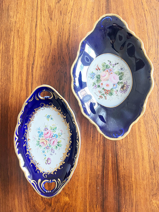 Coppia Alzatine Ceramica di Limoges France '900 -Top Antiques-