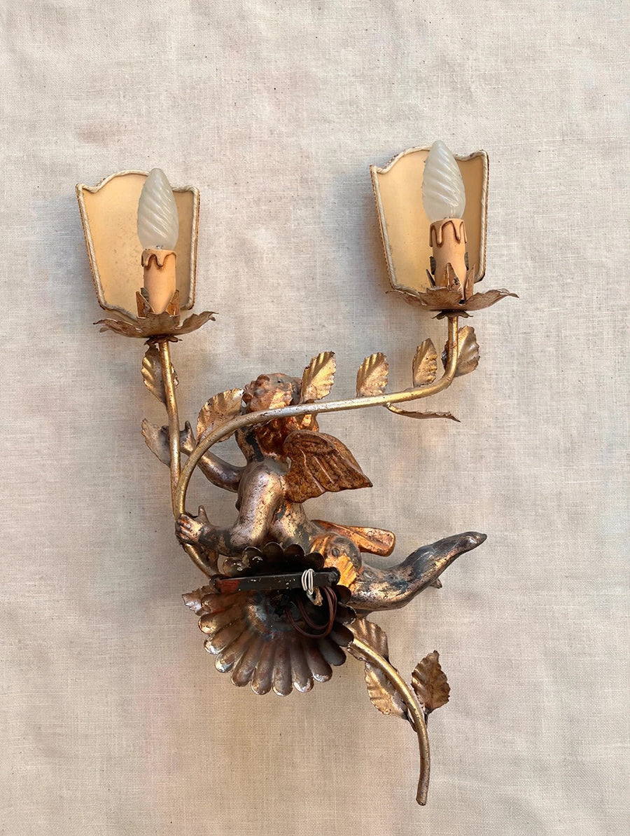 Elegante Applique Putto Barocco Italiano '900 -Top Antiques-