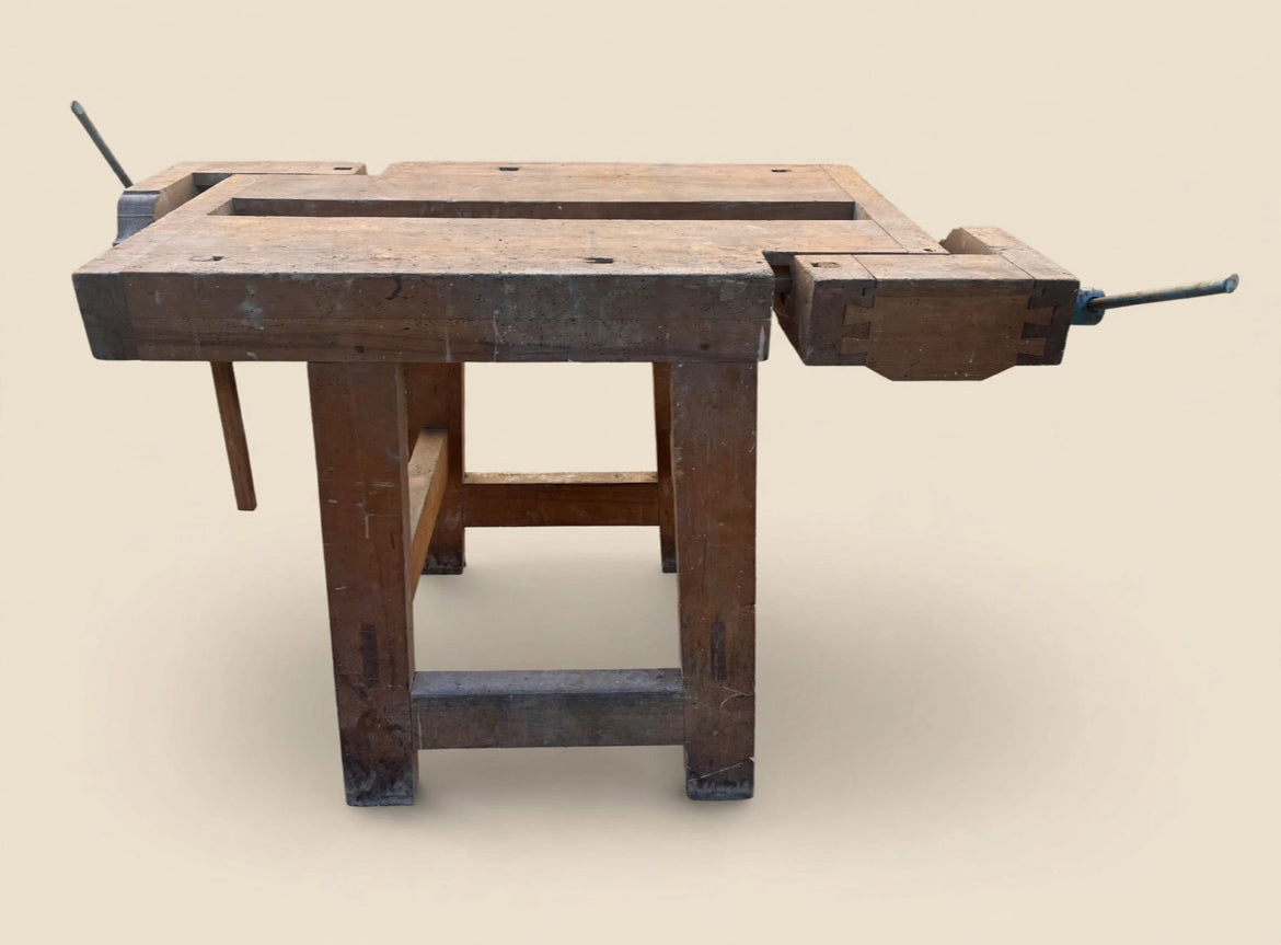 Bancone da Falegname del XX Secolo da restaurare -Top Antiques-