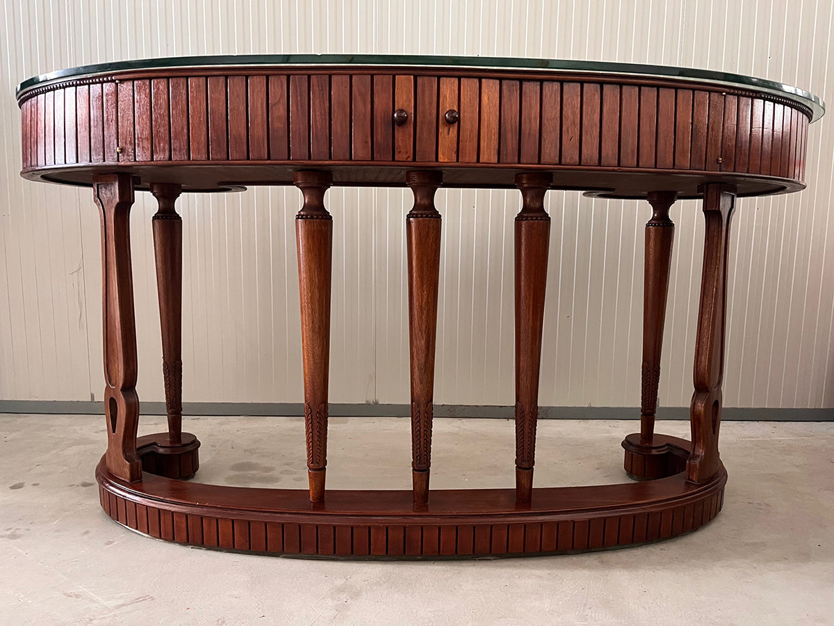 Bancone Gioielleria Antico dei Primissimi del '900 in Noce e Cristallo -Top Antique-