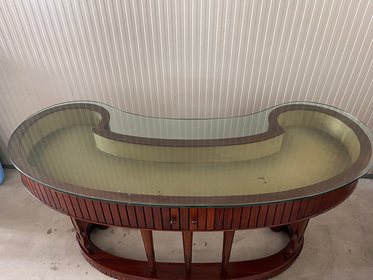 Bancone Gioielleria Antico dei Primissimi del '900 in Noce e Cristallo -Top Antique-