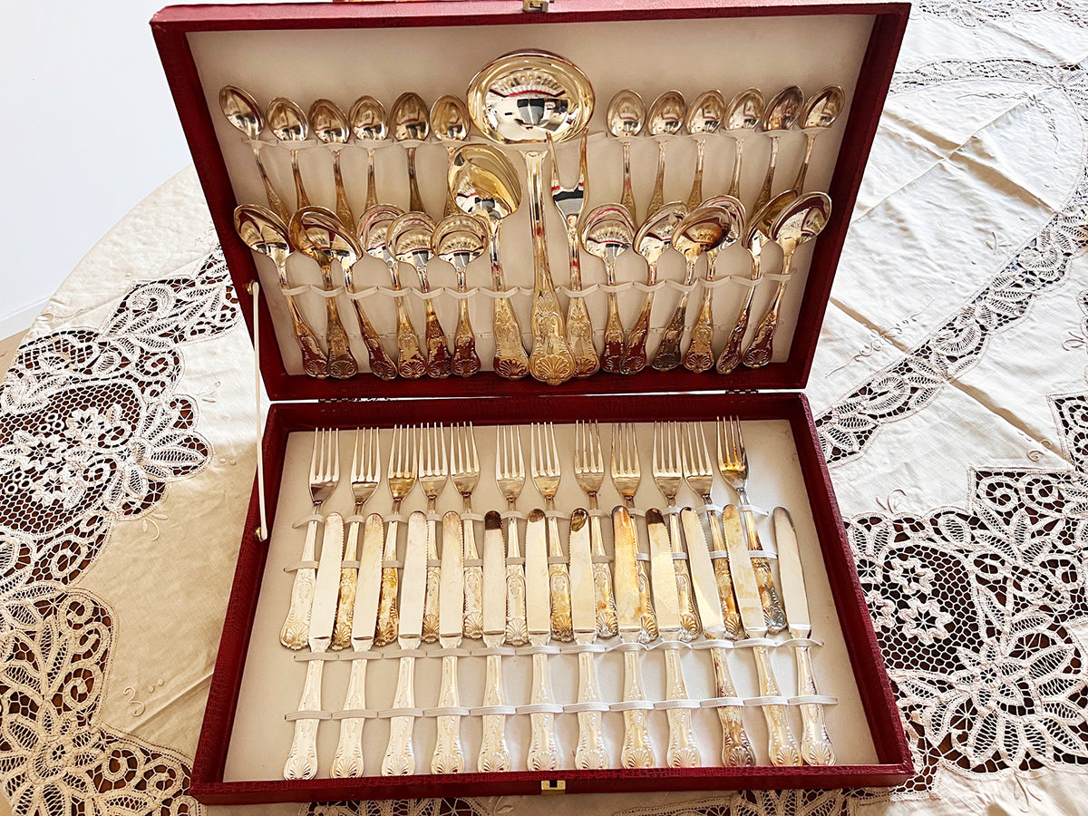 Servizio Posate Liberty '900 in Arg 800 -Top Antiques-
