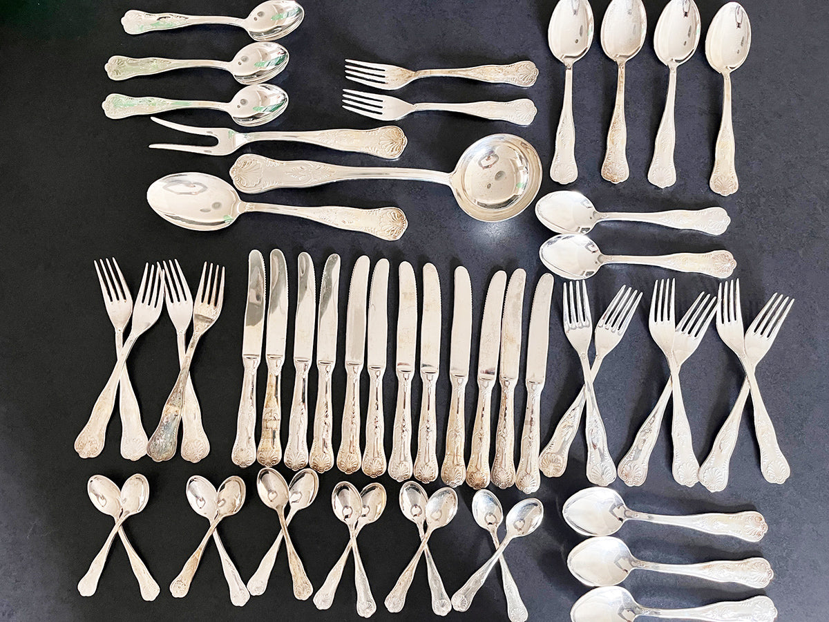 Servizio Posate Argento 800 Liberty da 12 set n. 51 pezzi totali -Top Antiques-