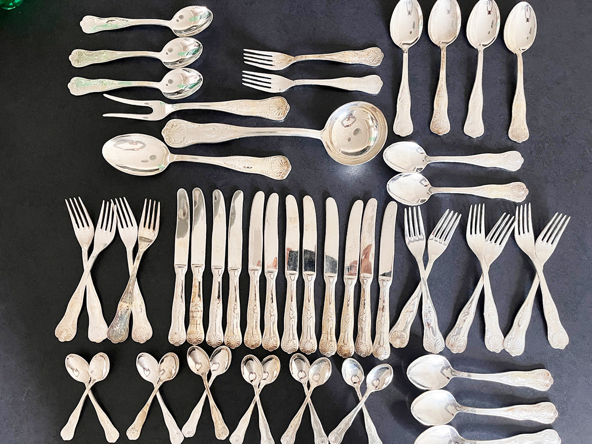 Servizio Posate Argento 800 Liberty da 12 set n. 51 pezzi totali -Top Antiques-
