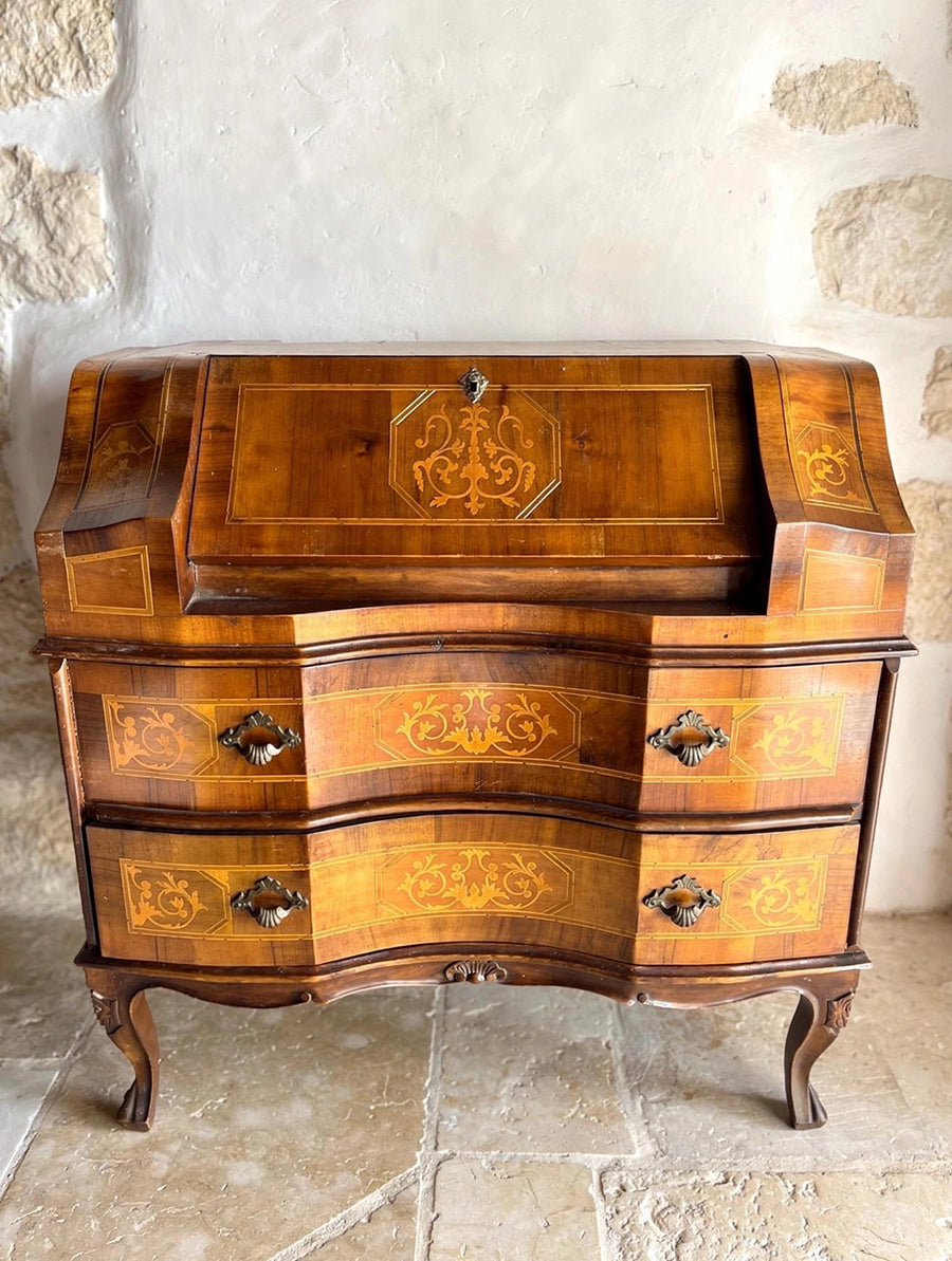 Fratelli Borgesani Bovolone Secretaire con ribalta prima metà del ‘900 -Antiques-