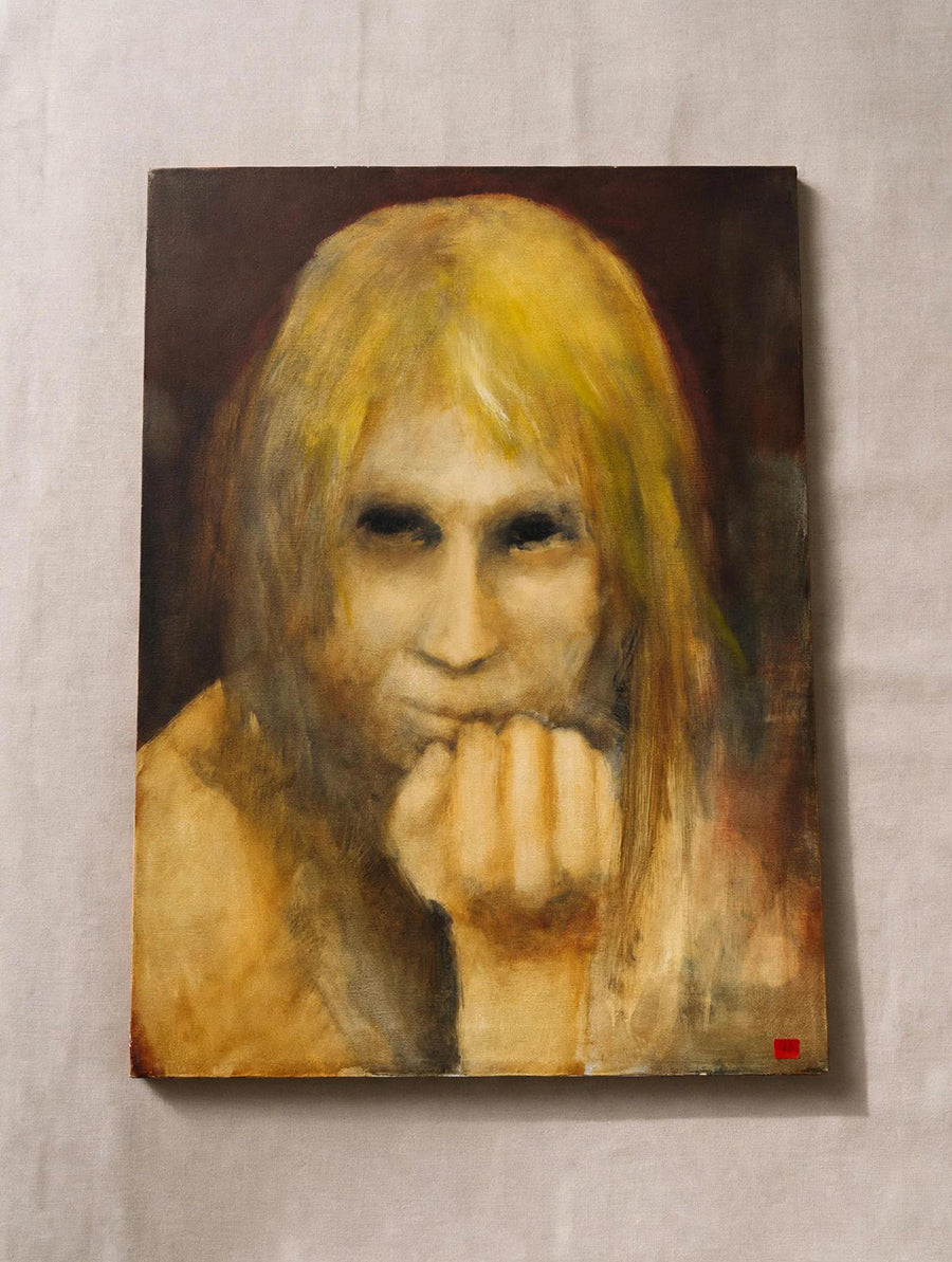 Ademaro Bardelli (1934-2010) Opera unica Olio su Tela Ritratto di Donna -Top Art-
