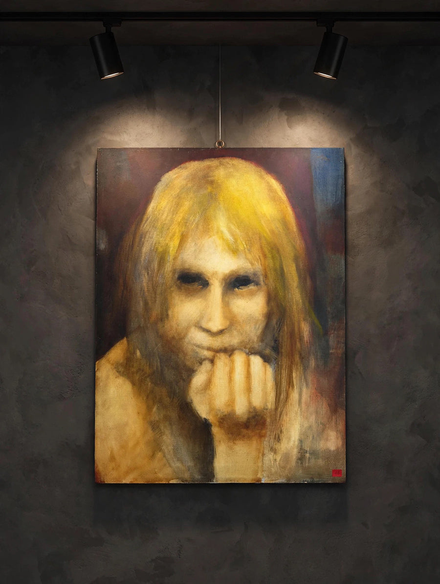 Ademaro Bardelli (1934-2010) Opera unica Olio su Tela Ritratto di Donna -Top Art-
