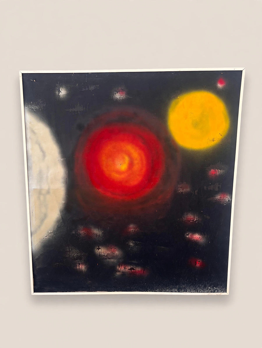 Pietro Minoia Opera Unica Olio su Tela anni '70 -Top Art-