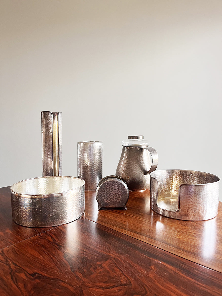 Renzo Cassetti Accessori per la tavola Vintage anni '60 Lavorati a Mano e Firmati - Top Art -